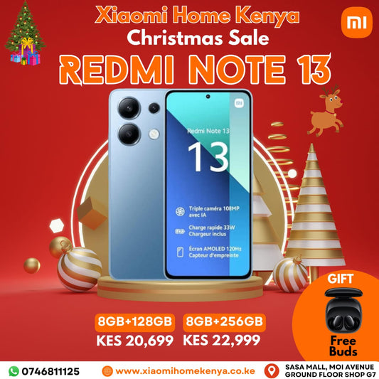 Redmi Note 13 6+128, Get Free Earbuds