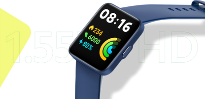 Redmi Watch 2 Lite, High Precision GPS Chip, 5 ATM Water Resistance